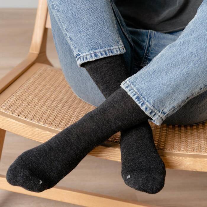 Șosete DAMĂ din 80% lână merinos, 17% poliamidă, 2% elastan, grosime mare [1]