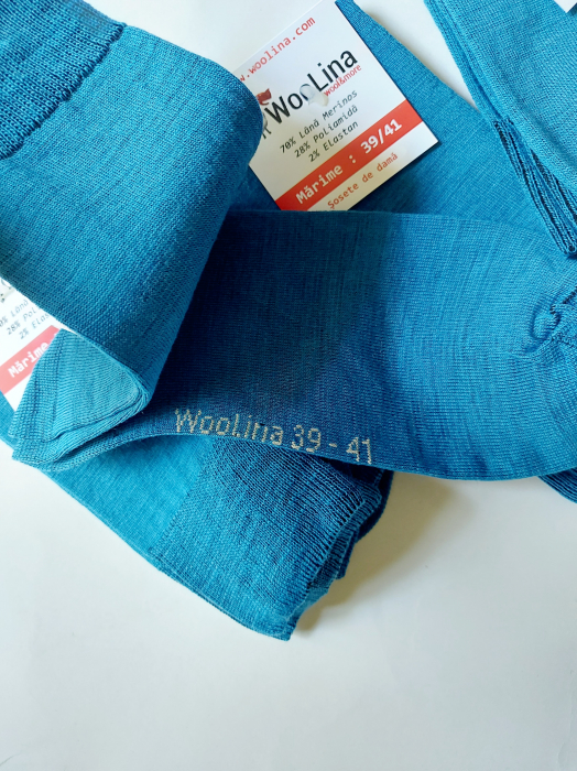 Șosete WOOLINA UNISEX din 70% lână merinos, 28% poliamidă, 2% elastan, grosime medie [3]