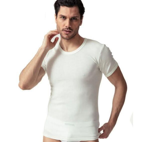 Tricou barbatesc 100% lana exterior, 100% bumbac interio [1]