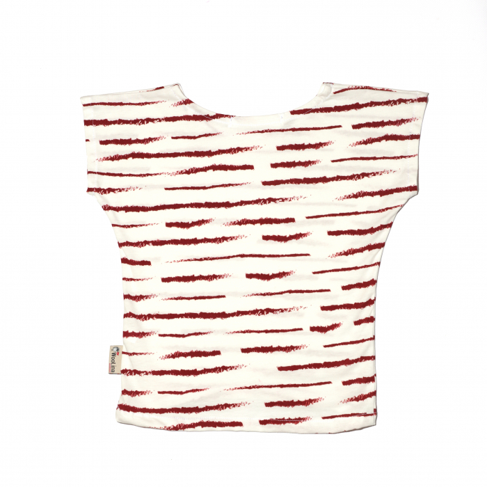 Tricou copii bumbac organic certificat GOTS, model dungi [2]