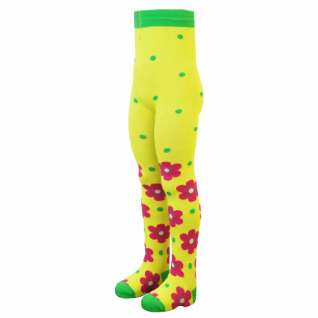Bumbac organic - Dres copii din 80% bumbac certificat Oeko Tex, 15% poliamidă, 5% elastan, modele primavara