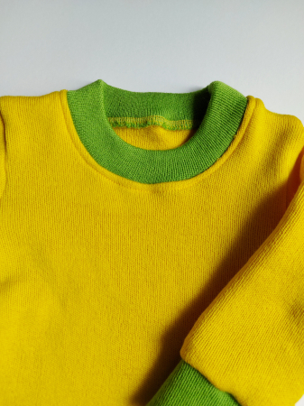 Bluza lana merinos copii, grosime medie 400 g/m2 [2]