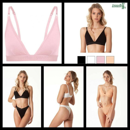 Lenjerie intima - Bustiera damă din bambus