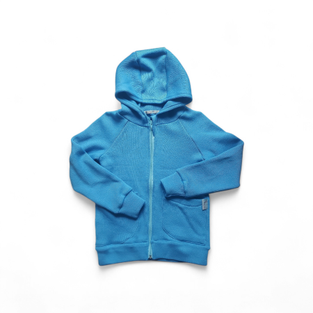 Lână merinos 100% & amestec - Cardigan cu glugă din lână merinos