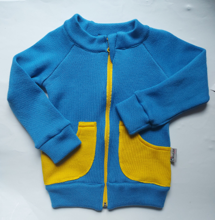 Lână merinos 100% & amestec - Cardigan copii lână merinos 100%, grosime mare 385 g/m2