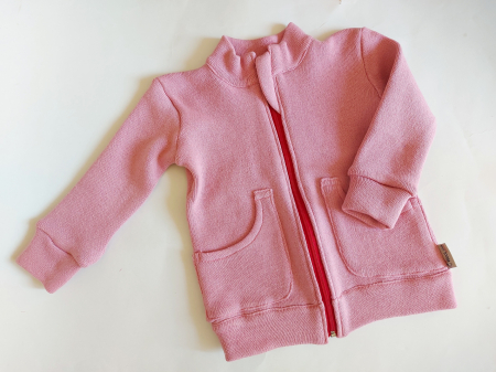 Jachete/cardigane/hanorace/veste - Cardigan copii lână merinos 100%, grosime mare 385 g/m2
