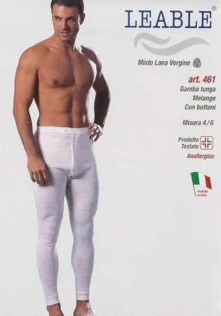 Lână merinos 100% & amestec - Colanti barbati din 80% lana si 20% acril.