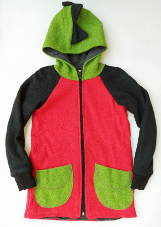 Jacheta lână fiartă căptușita cu lână reciclata [0]
