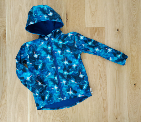 Jachetă copii softshell, impermeabila, grosime 310 g/m2 [2]