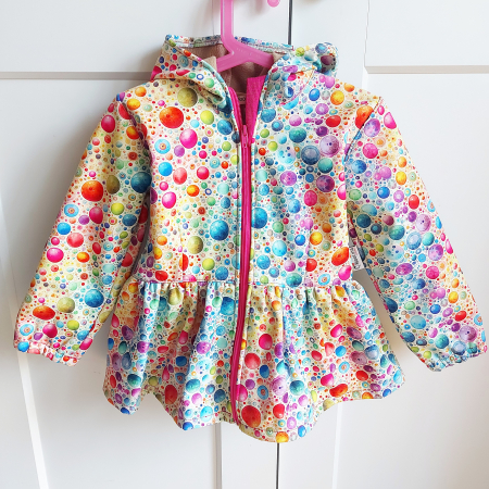 Jachete/cardigane/hanorace/veste - Jachetă copii softshell, impermeabila, grosime 310 g/m2