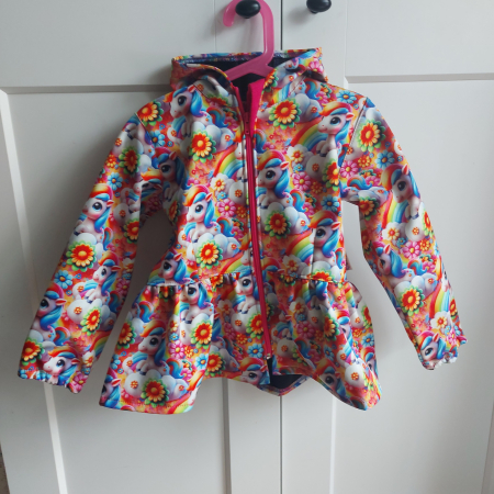 Jachete/cardigane/hanorace/veste - Jachetă copii softshell, impermeabila, grosime 310 g/m2