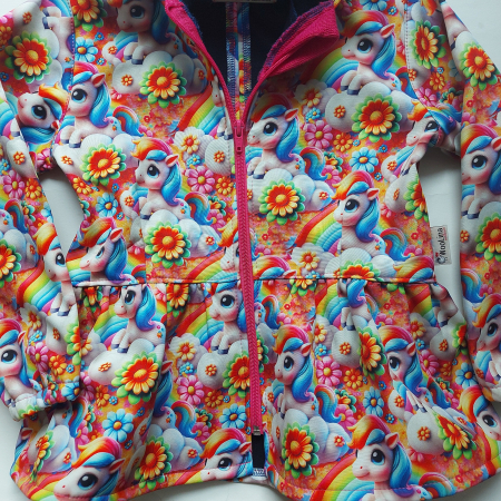 Jachetă copii softshell, impermeabila, grosime 310 g/m2 [5]