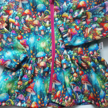 Jachetă copii softshell, impermeabila, grosime 310 g/m2 [5]