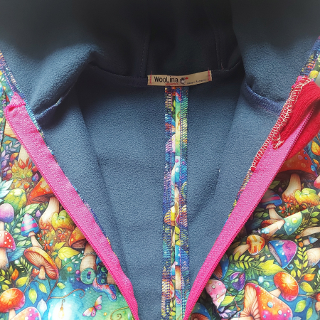 Jachetă copii softshell, impermeabila, grosime 310 g/m2 [3]