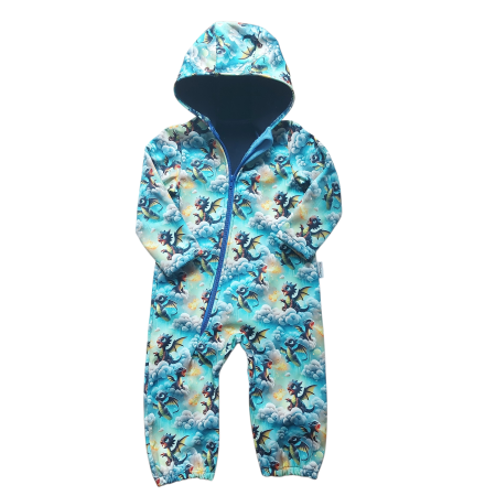 Promotii - Overall copii softshell, impermeabila, grosime 310 g/m2
