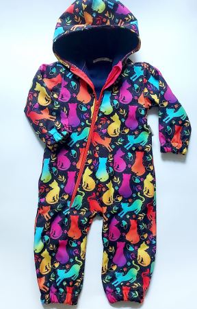 Overall - Overall copii softshell, impermeabila, grosime 310 g/m2