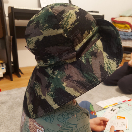 Palarie soare copii muselina [2]