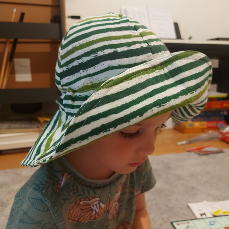 Palarie soare copii muselina [4]