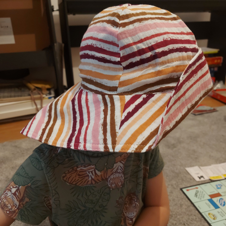 Palarie soare copii muselina [2]