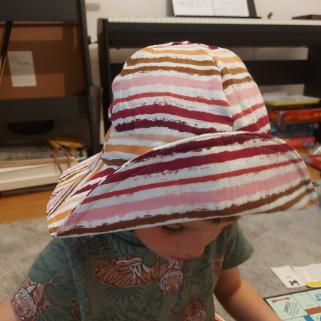 Palarie soare copii muselina [1]