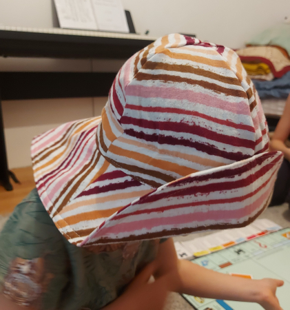 Palarie soare copii muselina [3]