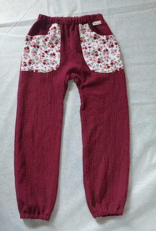 Salvari lungi din muselină de bumbac certificat Oeko Tex [5]