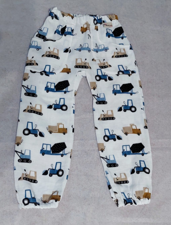 Salvari lungi din muselină de bumbac certificat Oeko Tex [3]