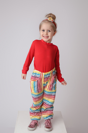 Muselina - Salvari lungi din muselină de bumbac certificat Oeko Tex