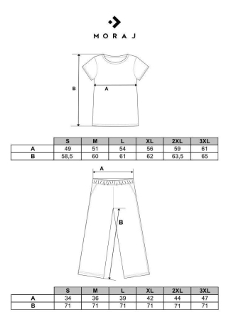 Pijamale BAMBUS dama (pantaloni lungi + tricou) [1]