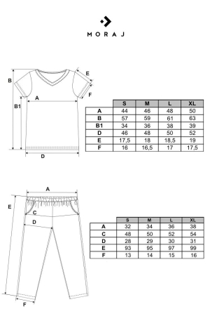 Pijamale BAMBUS dama (pantaloni lungi + tricou) [7]