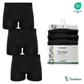 Lenjerie intima - Set 3 chiloti - boxeri barbati din bambus