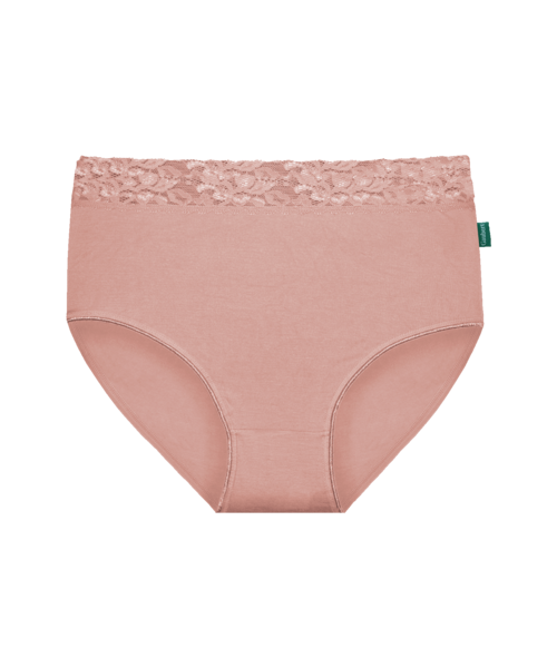 Set 5 Chiloți Bambus DAMĂ talie INALTA, cu dantela [2]