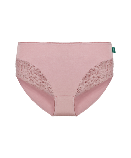 Set 5 Chiloți Bambus DAMĂ talie MEDIE, cu dantela [3]