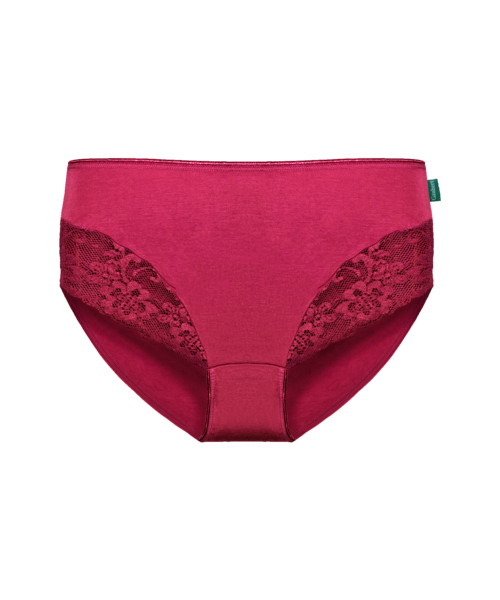 Set 5 Chiloți Bambus DAMĂ talie MEDIE, cu dantela [4]