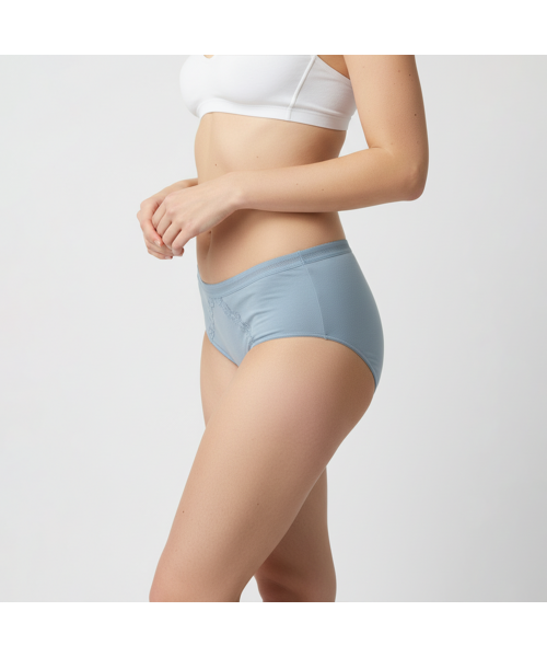 Set 5 Chiloți bumbac organic DAMĂ talie MEDIE [4]