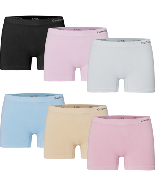 Lenjerie intima - Set 6 Chiloți - BOXERI Bambus DAMĂ, preț pe set, cod 3103