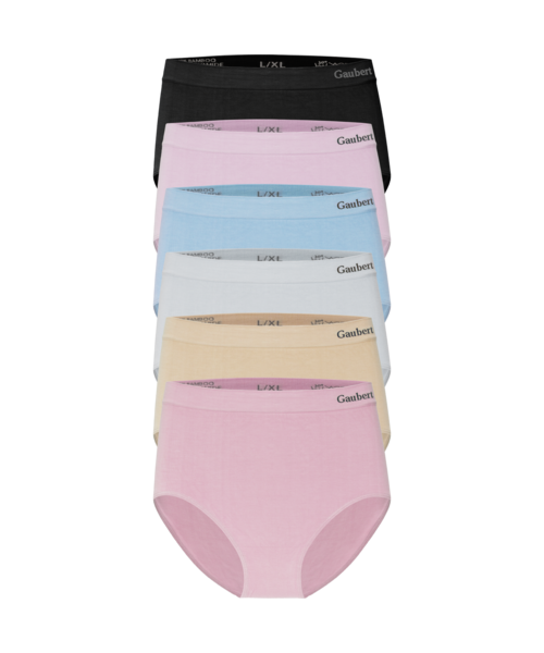 SET 6 chiloți talie INALTA bambus damă  [2]