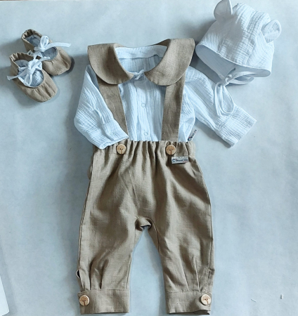 Set botez - Set botez materiale naturale