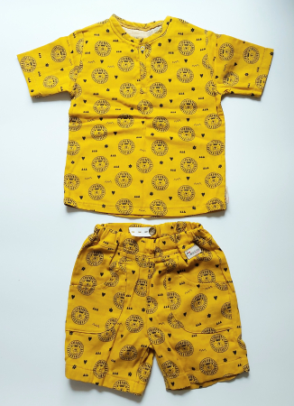 Set tricou și pantaloni scurți muselina certificată Oeko Tex [1]