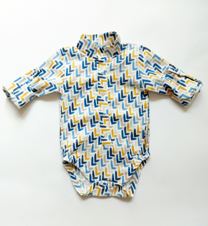 Set salvari lungi și body din muselină de bumbac certificat Oeko Tex [6]