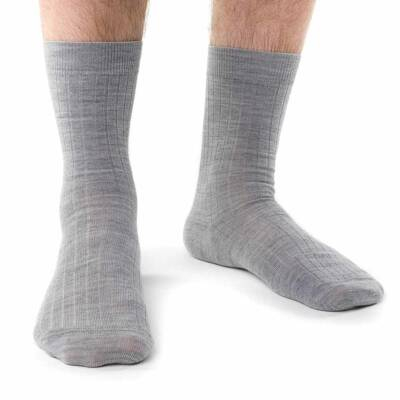 Șosete bărbați din 79% lână merinos, 20% poliamidă, 1% elastan, grosime medie [4]