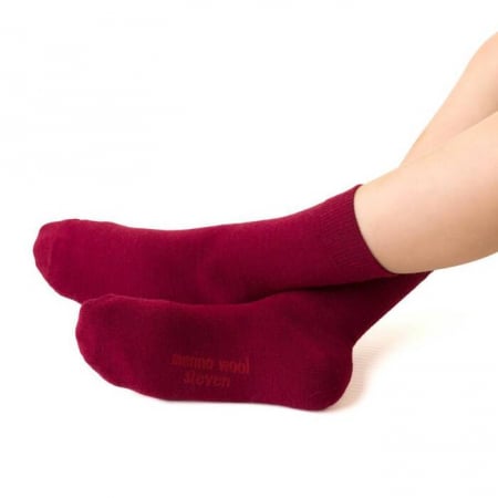 Lână merinos 100% & amestec - Șosete copii din 72.5% lână merinos, 23% poliamidă, 4% elastan, 0.5% ppe, grosime medie