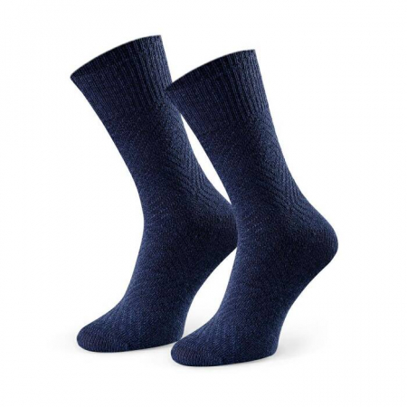 Lână merinos 100% & amestec - Șosete adulti din 72% lână merinos, 26% poliamidă, 2% elastan, grosime mare
