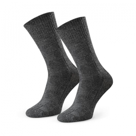 Lână merinos 100% & amestec - Șosete damă din 72% lână merinos, 26% poliamidă, 2% elastan, grosime mare