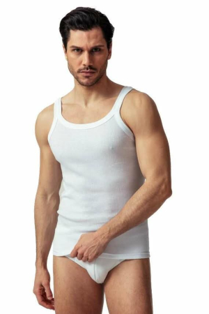 Lenjerie intima - Maieu barbati realizat din 100% bumbac