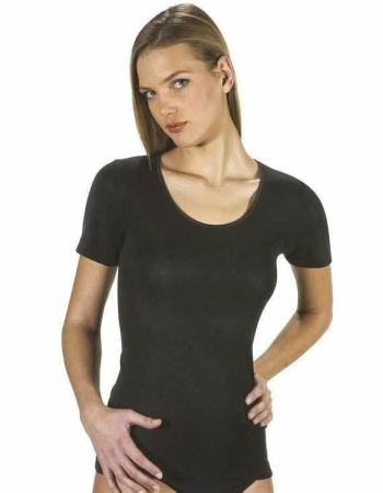 Materiale - TRICOU DAMA din 50% lână exterior, 50% acril