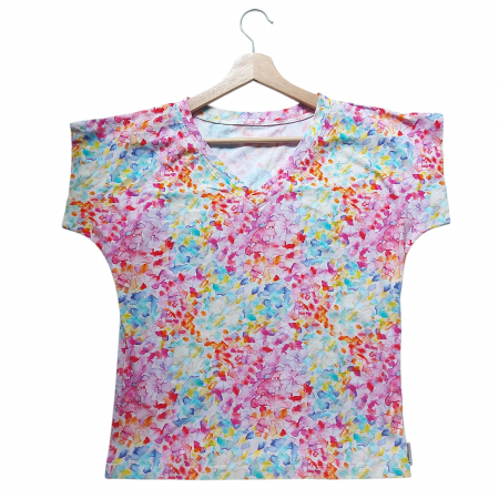 Materiale - Tricou damă din 95% bambus, 5% elastan