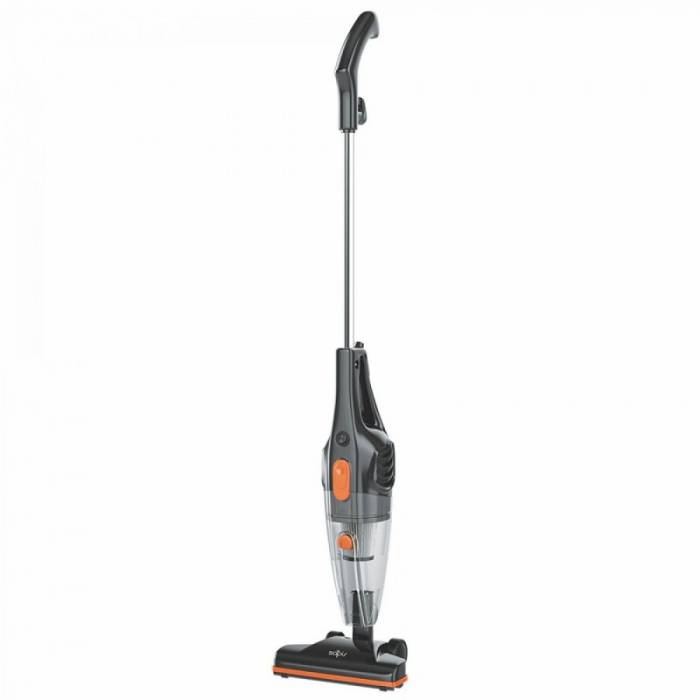 ASPIRATOR VERTICAL 600W, 800 ml, filtru HEPA, sistem ciclonic, negru, fara sac [3]
