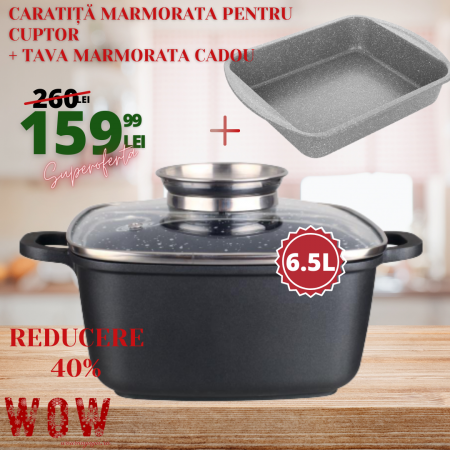 Oale si Tigai - CRATITA MARMORATA 6.5L