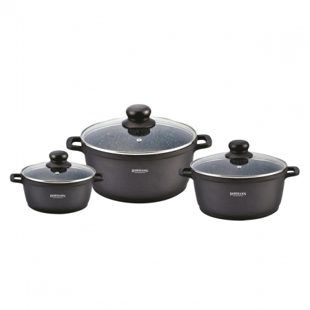 Oale si Tigai - SET OALE MARMORATE 6 piese 2.2 L,3.1 L,5.5 L